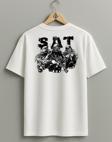 Oversize Effective Sat Sırt Tasarımlı Unisex T-Shirt