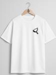 Oversize Kurt Wolf Cep Tasarımlı Unisex T-Shirt