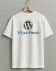 Oversize Wordpress Logo Blog Sırt Tasarımlı Unisex T-Shirt