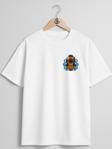 Oversize Vintage Diving Helmet Cep ve Sırt Tasarımlı Unisex T-Shirt