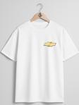 Oversize Chevrolet Logosu, Chevrolet Chevy Cep Tasarımlı Unisex T-Shirt