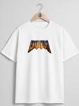 Oversize Doom 3 Bfg Göğüs Tasarımlı Unisex T-Shirt