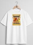 Oversize Haribo Şeker Göğüs Tasarımlı Unisex T-Shirt
