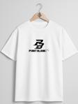 Oversize Point Black Göğüs Tasarımlı Unisex T-Shirt
