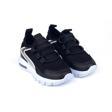 Unisex Bebe Siyah Beyaz Işıklı Bağcıksız Rahat Kalıp Sneaker Spor Ayakkabı