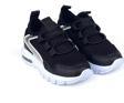 Unisex Bebe Siyah Beyaz Işıklı Bağcıksız Rahat Kalıp Sneaker Spor Ayakkabı