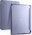 iPad 10.2 2021 (9.Nesil) Kılıf Tri Folding Kalem Bölmeli Standlı