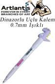 Işıklı Dinazor Uçlu Kalem 0.7 1 Adet Dinazor Başlıklı Versatil Kalem Süslü Silikonlu Hediyelik Kalem