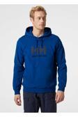 Helly Hansen Helly Hansen Logo Hoodıe Kapişonlu Erkek Mavi Sweatshirt Hha.33977-hha.606