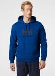 Helly Hansen Helly Hansen Logo Hoodıe Kapişonlu Erkek Mavi Sweatshirt Hha.33977-hha.606