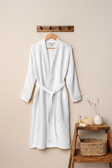 Denizli Concept Unisex Kimono 4 Kat Müslin Bornoz Beyaz