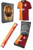 Galatasaray Orijinal Lisanslı 2024/25 Sarı Kırmızı 5 Yıldızlı Taraftar Forma + Şal Kaşkol Seti
