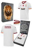 Galatasaray Orijinal Lisanslı 2024/25 5 Yıldızlı Beyaz Deplasman Taraftar Forma Spor Bileklih Set
