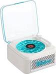 Nostalji Mini Plak Görünümlü Radyolu Bluetooth Hoparlör 3D Ses Dalgası Retro Müzik Plak