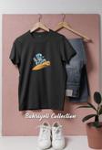 Oversize Surfer Skull  Tasarımlı Unisex T-Shirt