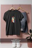 Oversize Renkli Michael Jackson Portresi  Tasarımlı Unisex T-Shirt