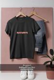 Oversize Simple Red İron Maiden  Tasarımlı Unisex T-Shirt