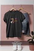 Oversize Airplane Aircraft Flight Illustration Cartoon  Tasarımlı Unisex T-Shirt
