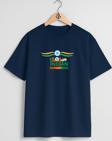 Oversize 15 August Happy Independence Day India Göğüs Tasarımlı Unisex T-Shirt