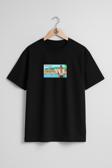 Oversize Bojack Horseman Dizi Göğüs Tasarımlı Unisex T-Shirt