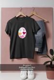Oversize Paskalya Yumurtası  Tasarımlı Unisex T-Shirt