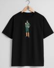 Oversize Might Guy Kakashi Hatake Naruto Uzumaki Göğüs Tasarımlı Unisex T-Shirt