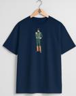 Oversize Might Guy Kakashi Hatake Naruto Uzumaki Göğüs Tasarımlı Unisex T-Shirt