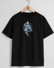 Oversize Denizci Kadın Ve Çapa Göğüs ve Sırt Tasarımlı Unisex T-Shirt