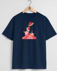 Oversize Karpuz Ferahlatıcı Göğüs Tasarımlı Unisex T-Shirt