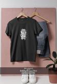 Oversize Çin Beyaz Kaplanı  Tasarımlı Unisex T-Shirt