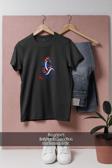 Oversize Çin Ejderhası Renkli  Tasarımlı Unisex T-Shirt