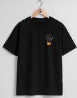 Oversize Glove Goalkeeper, Oliver Kahn Kaleci Eldiveni Cep Tasarımlı Unisex T-Shirt