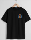 Oversize Vintage Diving Helmet Cep ve Sırt Tasarımlı Unisex T-Shirt