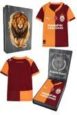 Galatasaray Orijinal Lisanslı 2025/26 Parçalı Sarı Kırmızı Yeni Sezon Çocuk Forma Aslan B