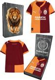 Galatasaray Orijinal Lisanslı 2025/26 Parçalı Sarı Kırmızı Yeni Sezon Çocuk Forma Aslan B