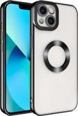 iPhone 14 Uyumlu Kamera Korumalı Logo Yeri Açık Lazer Lesim Silikon Kılıf