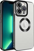 iPhone 14 Pro Uyumlu Kamera Korumalı Logo Yeri Açık Lazer Lesim Silikon Kılıf