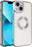 iPhone 14 Uyumlu Kamera Korumalı Logo Yeri Açık Lazer Lesim Silikon Kılıf