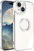 iPhone 15 Plus Uyumlu Kamera Korumalı Logo Yeri Açık Lazer Lesim Silikon Kılıf