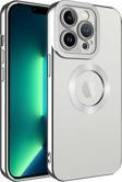 iPhone 14 Pro Uyumlu Kamera Korumalı Logo Yeri Açık Lazer Lesim Silikon Kılıf