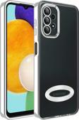 Samsung Galaxy A23 Uyumlu Kamera Korumalı Logo Yeri Açık Lazer Lesim Silikon Kılıf