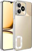 Realme Note 50 Uyumlu Kamera Korumalı Logo Yeri Açık Lazer Lesim Silikon Kılıf