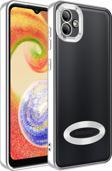 Samsung Galaxy A03 Uyumlu Kamera Korumalı Logo Yeri Açık Lazer Lesim Silikon Kılıf