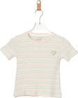 ÇİZGİLİ KIZ ÇOCUK TSHIRT Somon