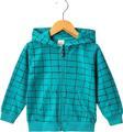 KARELİ DESENLİ CEPLİ KAPÜŞONLU HIRKA Yeşil
