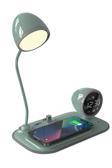 S-Lİnk Telefon Uyumlu Hİzlİ Şarj 15W Ayarlanabilir Led İşİklİ Lcd Ekran Double Alarmlİ Masa Lambasİ Sl-Cw21