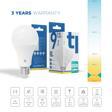 Tuled Redeem A70S E27 LED Ampul, Titreşimsiz, Göz Konforu, Tekli, Ilık Beyaz, 3000 Kelvin