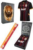 Galatasaray Orijinal Lisanslı 2024/25 Alternatif Siyah Forma + Şal Kaşkol Set Hediyelik Ahşap Kutu