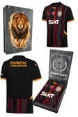 Galatasaray Orijinal 2024/25 Alternatif Siyah Forma Aslan Baskılı Hediyelik Ahşap Kutulu