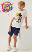 Minnie Mouse Lisanslı D4883 Beyond T-Shirt ve Şort Alt Üst Erkek Çocuk Takımı